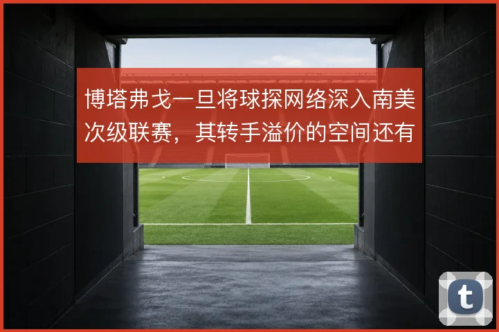 博塔弗戈一旦将球探网络深入南美次级联赛，其转手溢价的空间还有多大